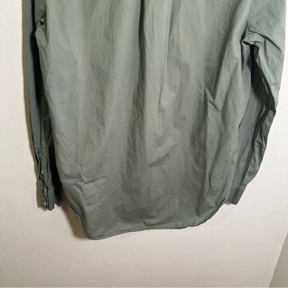 Lou & Grey Split Neck Tunic Top Light Green XS - Picture 7 of 9